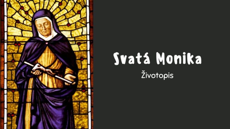 Svatá Monika – životopis