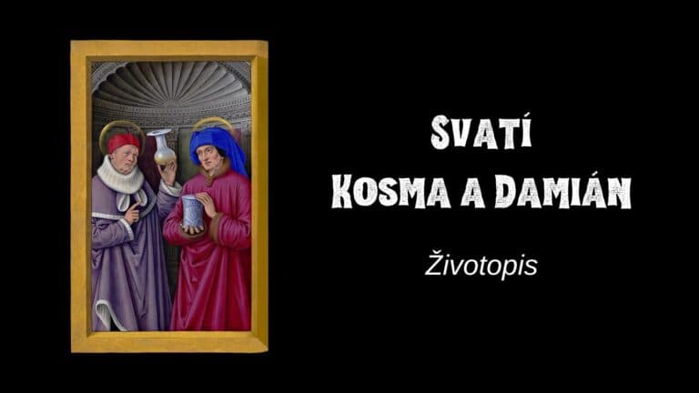 Svatí Kosma a Damián – životopis