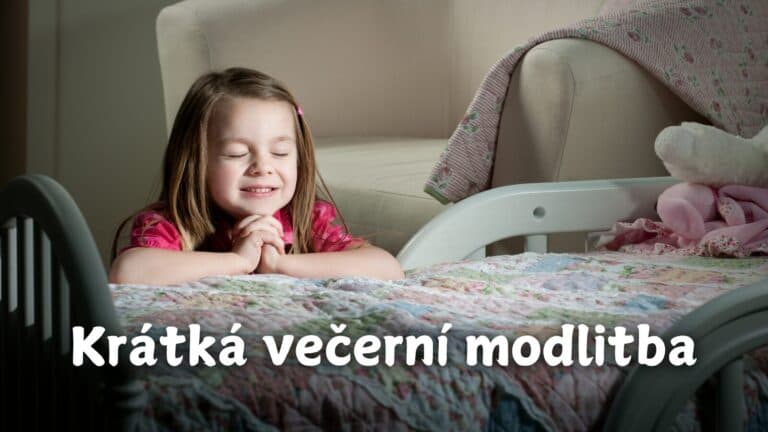 Krátká večerní modlitba