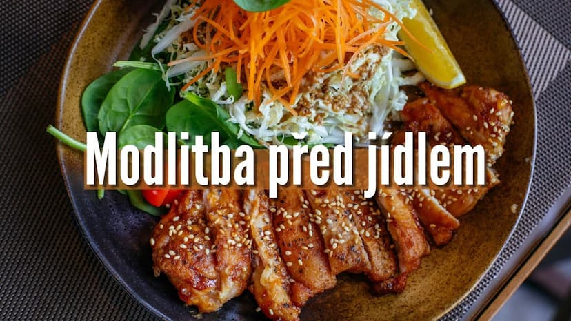 Modlitba před jídlem