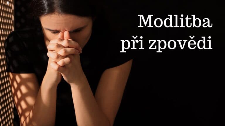 Modlitba při zpovědi