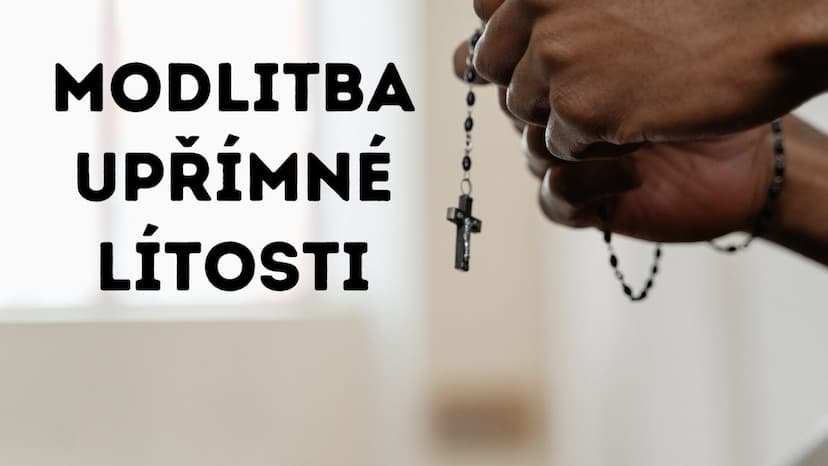 Modlitba upřímné lítosti