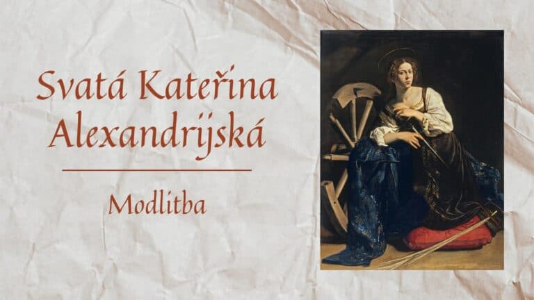 Modlitba ke svaté Kateřine Alexandrijské
