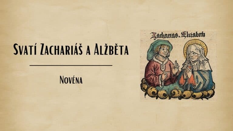 Novéna ke svatým Zachariášovi a Alžbětě