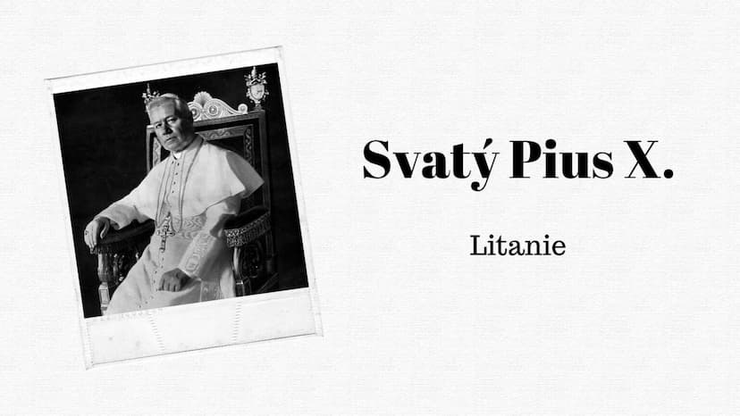 Litanie ke svatému Piu X.