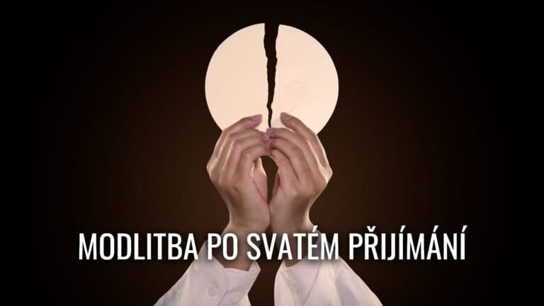 Modlitba po svatém přijímání